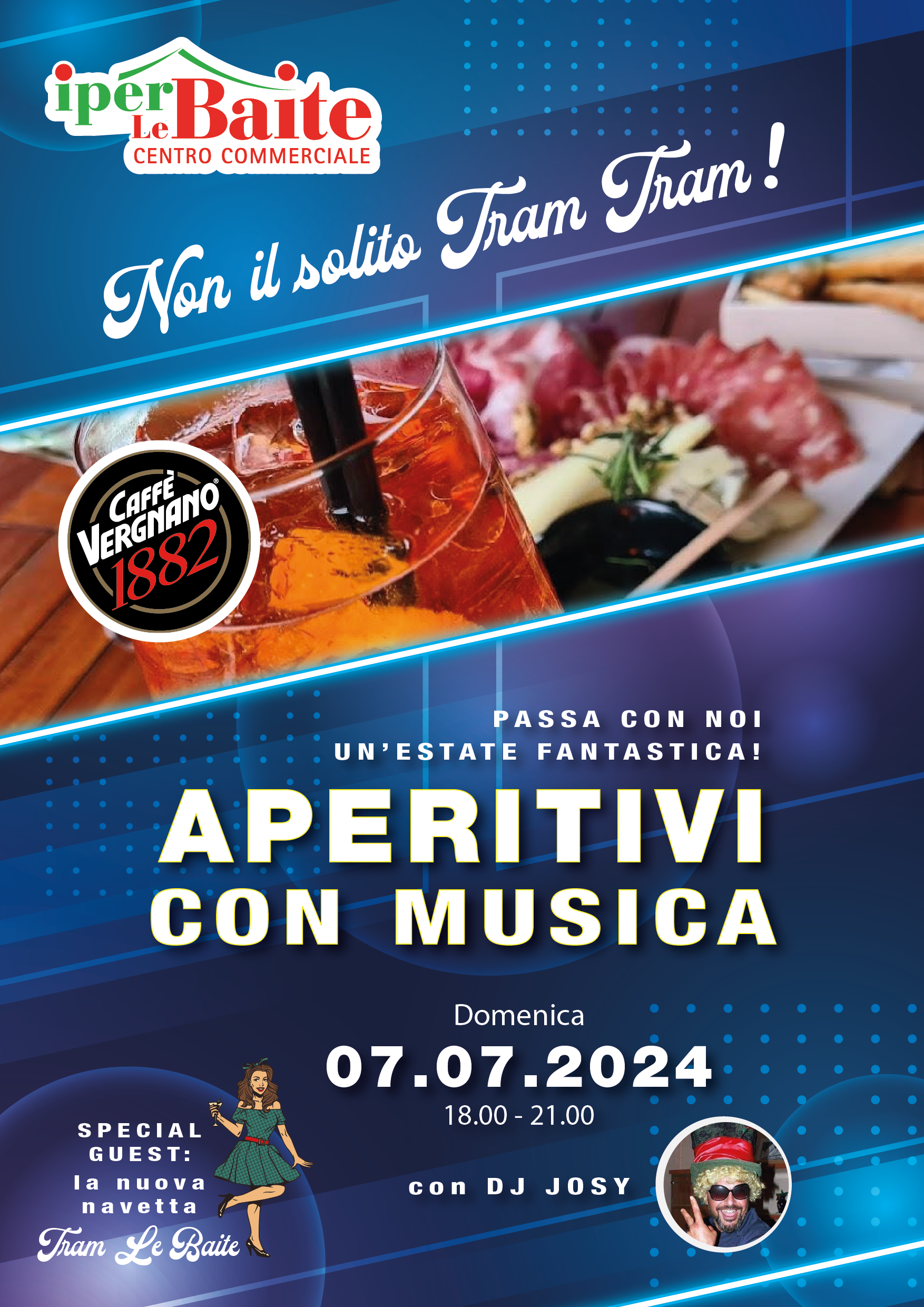 Locandina aperitivo con musica